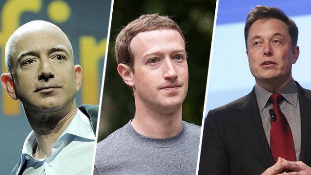 Bezos, Zuckerberg, Musk-emol