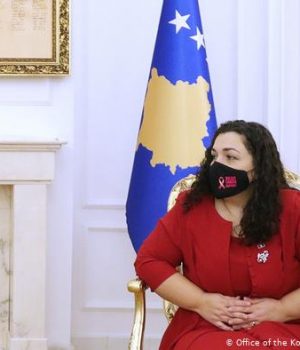 Kosovo-presidenta interina, Vjosa Osmani-dw