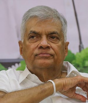 Sri Lanka-primer ministro Ranil Wickremesinghe- efe emol