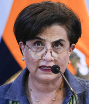 Ecuador Canciller Gabruiela Sommerfeld emol ap