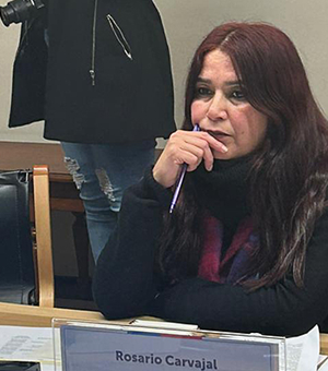 Rosario Carvajal-concejal Santiago izquierda