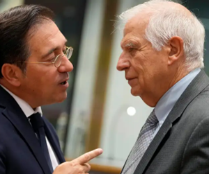 Jose Manuel Albares y Jose Borrell España UE-DW