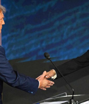 Trump Harris Debate-emol