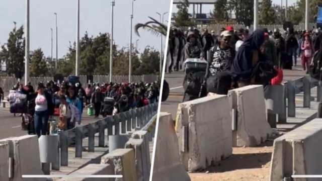 Migrantes Norte Chile Peru-emol