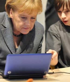 Merkel Internet-dw dpa