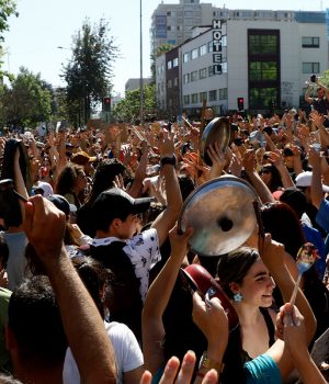 Protesta Chile uno tercera