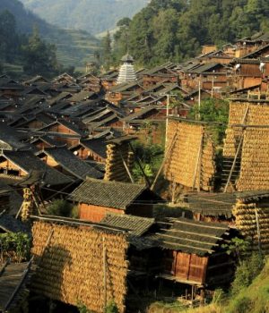 Rural Chinese mountain