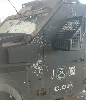 Carabineros Ercilla baleo carro blindado-emol