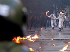 Bombas molotov: desórdenes en el Instituto Nacional paralizan clases