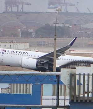LATAM Lima incendio choque