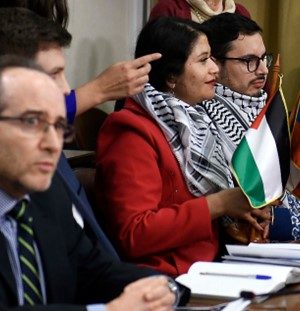 Frente amplio palestina embajador - Gil Artzyeli