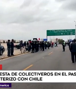 Peru aduana Chile paro-emol