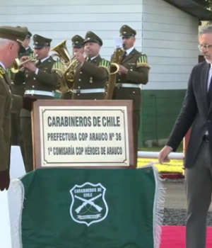 Carabineros-COP Los Alamos-Gral Marcelo Araya Luis Cordero-emol