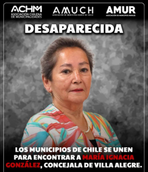 Concejala desaparecida AChM