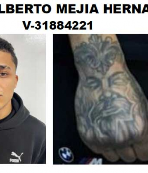 Sicario Venezolano fugado-Ficha Interpol-PDI-