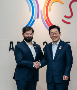 Boric presidente Corea del Sur-cooperativa efe