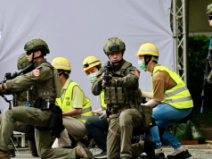 Taiwán se prepara para una potencial invasión China: actores y sangre falsa