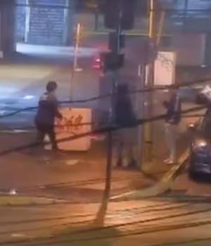 Puerto Montt rayado jardinera multa-latercera