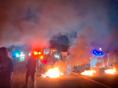 Vecinos de Tiltil protestan tras anuncio de cambio de P. Peuco a penal común