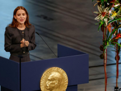 Hija de opositora venezolana Machado recibe Nobel de la Paz