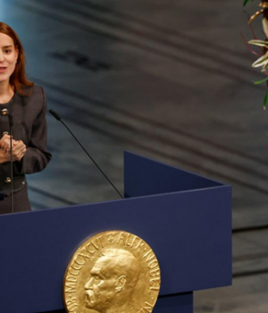 Ana Corina Sosa Prenio Nobel de Maria Corina Machado-dw